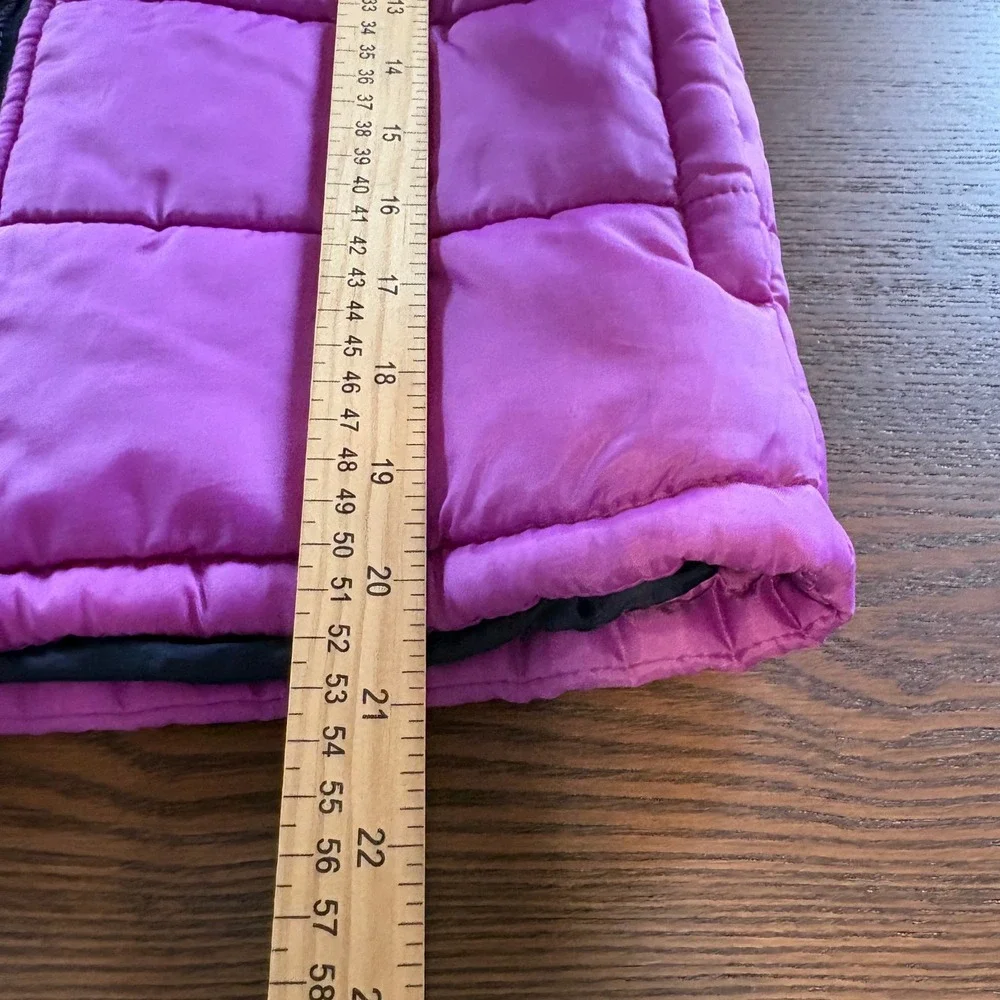 OshKosh Bgosh Girls Pink Puffer Vest Size 10 Full Zip‎ Quilted Sleeveless Jacket